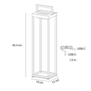 Zafferano Home Solar 2 LED-Bodenleuchte mit Akku