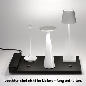 Zafferano Multikontakt-Ladestation zu Poldina Pro LED-Akkuleuchte
