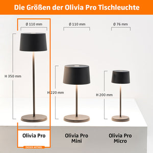 Zafferano Olivia Pro LED-Akkuleuchte