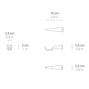 Zafferano Wandbefestigung zu Pencil LED-Akkuleuchte