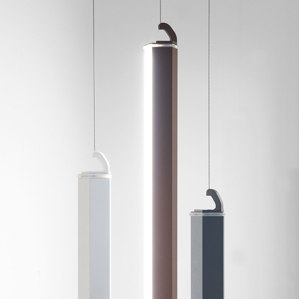 Zafferano Pendeladapter vertikal zu Pencil LED-Akkuleuchte