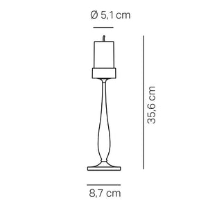 Zafferano Perpetua Barocco LED-Akkuleuchte