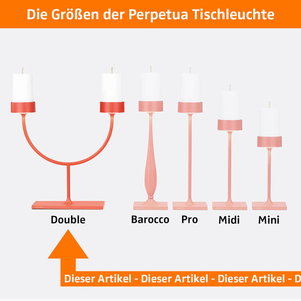 Zafferano Perpetua Double LED-Akkuleuchte