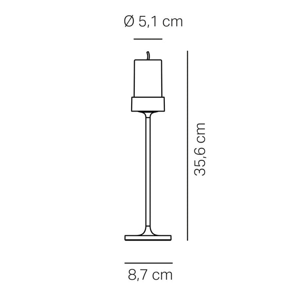 Zafferano Perpetua LED-Akkuleuchte