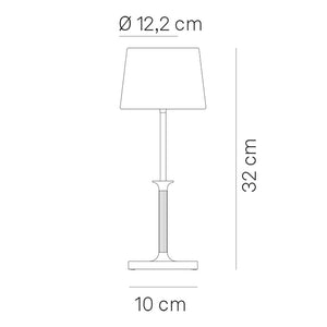 Zafferano Poldina Classic LED-Akkuleuchte