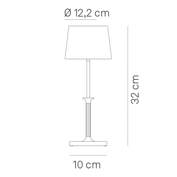 Zafferano Poldina Classic LED-Akkuleuchte