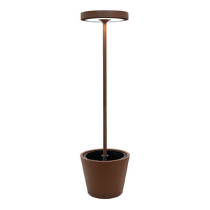 Zafferano Poldina Reverso Solar L RF LED-Stehleuchte mit Akku