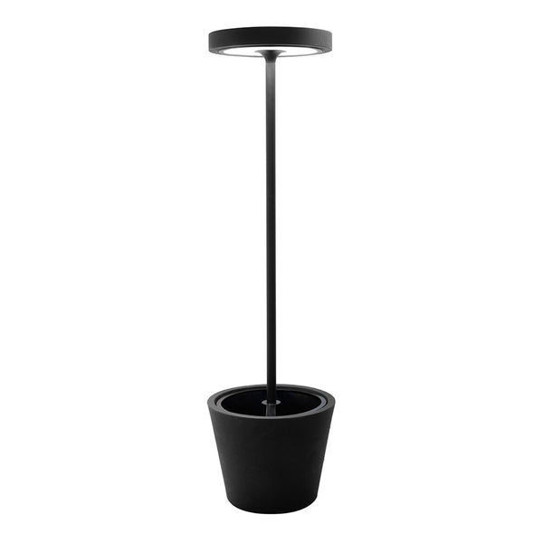 Zafferano Poldina Reverso Solar L RF LED-Stehleuchte mit Akku