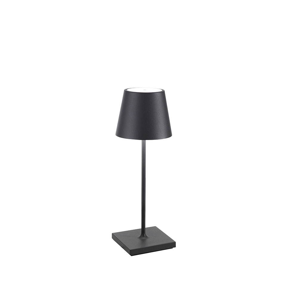 Zafferano Poldina Pro Mini LED-Akkuleuchte Dunkelgrau +++ B-Ware +++