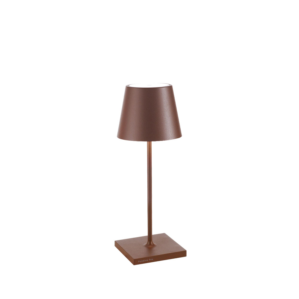 Zafferano Poldina Pro Mini LED-Akkuleuchte Rost +++ B-Ware +++