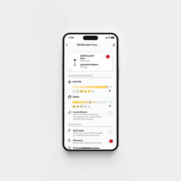 Zafferano Sister Light Wi-Fi LED-Akkuleuchte