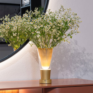 Zafferano Soffio Vase LED-Akkuleuchte