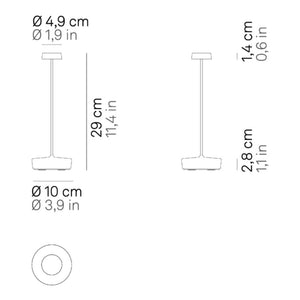 Zafferano Swap Pro LED-Akkuleuchte